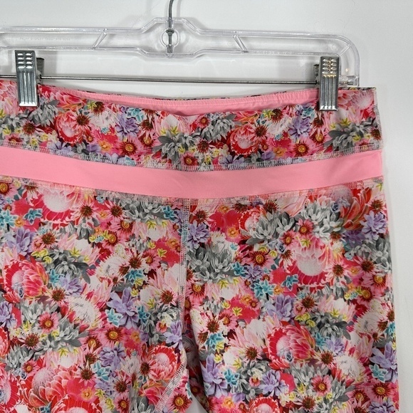 Lululemon Women's Sz 6 Run Inspire Crop II Flowabunga Mini Multi Bleached Coral - Picture 5 of 11